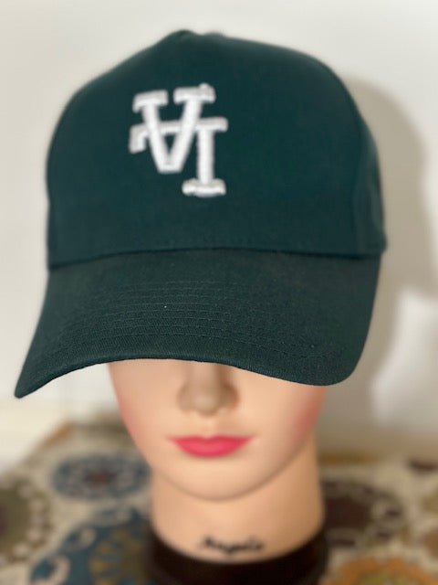 Upside  DownLA Embroidered Cap Hat color Hunter Green