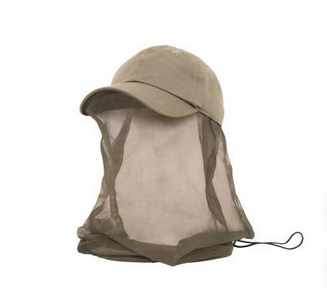 Operator Cap With Mosquito Net color khaki & Olive Drab